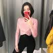AU Women Casual Plain Cotton Linen OL Tops T Shirt Ladies Long Sleeve Tee Blouse