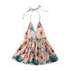 2018 Toddler Kids Baby Girl Floral Backless Romper Dress Sunsuit Clothes Outfits