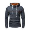 Men Winter Top Long Sleeve Slim Fit Hooded Sweatshirt Pullover Sweat Hoodies ME