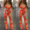 Women Casual V-Neck Sleeveless Bodycon Romper Jumpsuit Club Bodysuit Long Pants