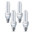 Jingdong Supermarket Philips Philips energy-saving lamps Standard E27 large screw mouth 8W 4 package