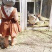 UK Stock Baby Girl Dresses Overalls Braces Above Knee Xmas Autumn Party Dresses
