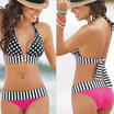 New Women Swimwear Bandage Bikini Set Push-up Padded Bra Bathing Suit Swimsuit