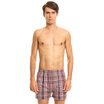 Three guns men&39s cotton Arrow pants cotton yarn-dyed home leisure men&39s shorts red white grid L