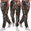 Mens Slim Fit Urban Straight Leg Trousers Casual Pencil Jogger Cargo Pants