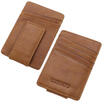 CREDIT CARD HOLDERMENS LUXURY SOFT QUALITY LEATHER WALLET LEATHER DOLLAR CLIP