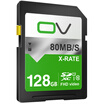 OV SD card 128G 80MB s memory card class10 high-speed storage SDXC SLR digital camera car flash memory card OV SD card 128G 80MB s memory card class10 high-speed storage SDXC SLR digital camera car flash memory card