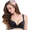 NANJIREN Deed V Shape Seamless Push Up Bra Black B75