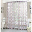 Modern Floral Tulle Voile Door Window Curtain Drape Panel Sheer Scarf Valances