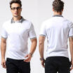 New Fashion Mens Stylish Casual T-Shirts Slim Fit Short Sleeve POLO Shirts Tops