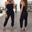 UK Womens Bandage Evening Party Playsuit Ladies Romper Long Jumpsuit Size 6 -16