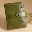 Genuine Leather Women Wallet&Purse Female Small Portomonee Lady Money Bag Coin Purse Card Holder Perse Green for Girl