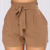 Women Hot Pants Summer Casual Loose Shorts Bow Beach High Waist Short Trousers