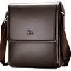 Seven wolves SEPTWOLVES male bag shoulder bag men Messenger bag leather casual bag 1A01025A coffee color