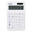 Dawn M & G ADG98138 fashion dual power solar desktop general office calculator white