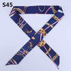 Women Lady Twilly Silk Ribbon Buckle Scarf Decoration for Handbag Bag Handle Uk