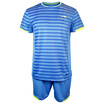 Li Ning LI-NING AATL039-3 Badminton Men&39s Competition Set New Vitality Blue XXL
