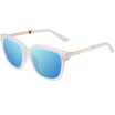 EYEPLAY sunglasses men&women trend tide polarizing sunglasses island glasses eyes play B1509002NP-C2-57mm amber box blue film
