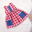 1-6T Toddler Kids Baby Girl Cotton Dresses Plaid & Checked Pocket Vintage Dress