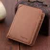 Mens Leather Bifold ID Card Holder Purse Wallet Billfold Handbag Slim Clutch