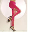 Ladies Womens Summer Slim Sexy Lace Hook Skinny Stretch Trimmed Leggings Pants