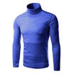 New Mens Polo Roll Turtle Neck Pullover Knitted Jumper Funnel Neck Tops Sweater