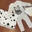 Kids Baby Girls Boy Long Sleeve Fox Romper Bodysuit Jumpersuit Outfits UK STOCK