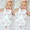 Toddler Newborn Baby Girl Romper Jumpsuit SunsuitHeadband Outfits 2PCS Clothes