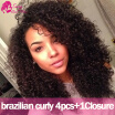 Brazilian Kinky Curly Virgin Hair With Closure Brazilian Afro Kinky Curly Hair With Closure Peerless Virgin Hair With Closure