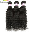 Malaysian Deep Wave Virgin Hair 3 Bundle Deals Tissage Bresilienne Curly Malasian Virgin Hair Loose Deep Curly Weave Human Hair