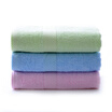 Bamboo a hundred bamboo fiber towel soft absorbent bamboo charcoal face towel twill pattern powder blue&green three loaded