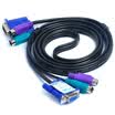 Sanbao SANBAO SKV-A500 KVM three parallel PS2 mouse keyboard VGA cable KVM switch cable dedicated line male to public 5 meters