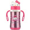 Hello Kitty Insulation Cups Children&39s Stainless Steel Water Cups Men&39s&Women&39s Students Double Handle Cups 300ML Transparent Powder