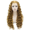 Iwona Synthetic Hair Lace Front Long Curly Blonde Mix Wig