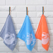 Fu Li Jie Yu children&39s towel Warner animation Cui Di double plain bamboo fiber printing music Zizi Mianjin 3 installed 25 50cm m powder blue