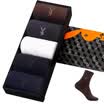 Playboy PLAYBOY 2091 men socks men socks cotton in the tube solid color sports business leisure breathable men&39s cotton socks 5 double gift box full color