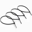 NL-5025A Self-locking nylon cable ties 5 300 Black environmental protection 250 fixed plastic buckle bundle tie cable