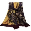Miss Bao Shengxiang wool scarf chain printing large shawl autumn&winter warm extended collar w9911 classic belt