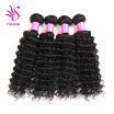 Indian Virgin Hair 4Bundle Indian Deep Wave Virgin Hair Deep Wave Indian Hair Indian Deep Curly Weave Human Hair Bundles