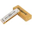 Pastoral eclogue 10 hole blues harmonica C tone silver