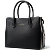 Seven wolves SEPTWOLVES handbags simple color ladies handbags purses shoulder bag simple commuter fashion leisure fashion bag black 24652141-01T