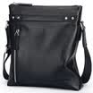 Bo card male bag shoulder bag leather Messenger bag leisure wild men bag black 711-002523