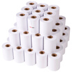 Deli 75mm 60mm double plastic cash register paper cash register printing paper supermarket small ticket printing paper 30 m volume 50 volumes box 3205