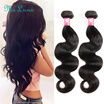 Brazilian virgin hair Body human hair 6A grade unprocessed mixed 8-28 inch 4 bundleslot hair extensions cheap hair bundles