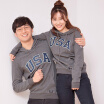 intercrew South Korea 2017 spring couple fitted Korean version of the hooded sweater female loose type hedging baseball clothing ITR1TH31G dark gray 105