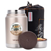 Taifu high TAFUCO braised beaker double vacuum insulation stew pots home office braised burning pot gift bag T-2011 075L champagne