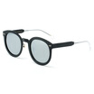 Wood ninety thousands SM1600008C01 men&women with the same bright black frame mercury lens round box color film bright color polarized sunglasses SM1600008C01 52mm