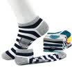 Langsha socks male cotton sports socks lovers cute boat socks male 6 pairs of mixed color uniform