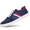 Precentor Sport Canvas Shoes Men&39s Casual Shoes Low Belt Hiking Boots HL15 Blue 42 yards