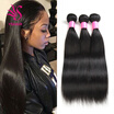 7A Grade Unprocessed Virgin Brazilian Straight Hair 3pcs lot Human Hair Cheap Brazilian Virgin Hair Straight Hair Weave Bundles